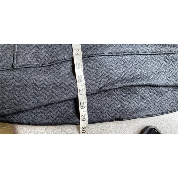 LL Bean Women’s FlexForward Quilted Half-Zip Pullover Size Med Dark Gray Pockets - Picture 10 of 10